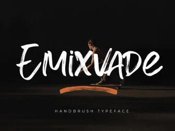 Emixvade Brush Font