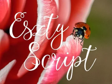 Eszty Script Font