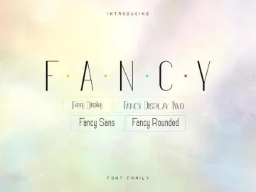 Fancy Font Family – 12 Fonts – Fonte Grátis Fancy Font Family - 12 Fonts