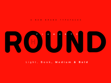 Flamante Round Font