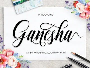Ganesha Script Font