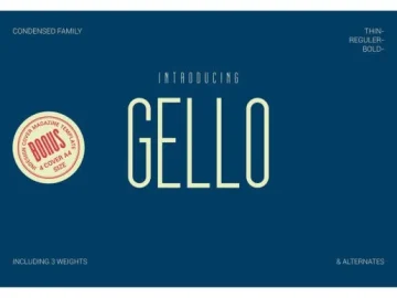 Gello Font Family