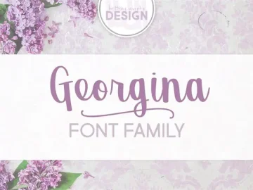 Georgina Script Font – Fonte Grátis Georgina Script Font