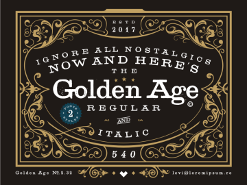 Golden Age Typeface