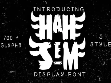 Hah Sem Display Font – Fonte Grátis Hah Sem Display Font