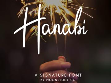 Hanabi Script Font