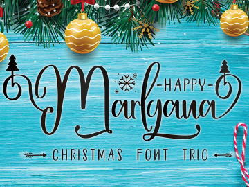 Happy Marlyana Font Trio