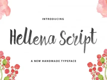 Hellena Script Font