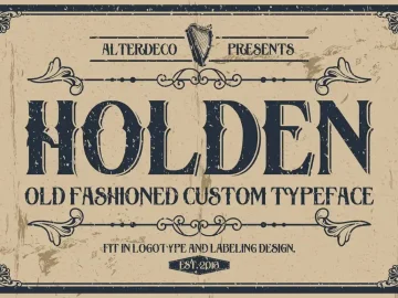 Holden Typeface