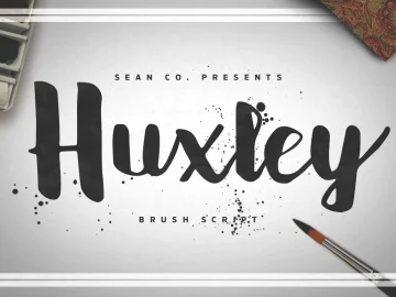 Huxley Script Font – Fonte Grátis Huxley Script Font