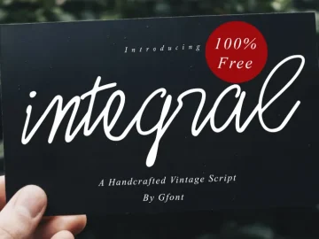 Integral Script Font