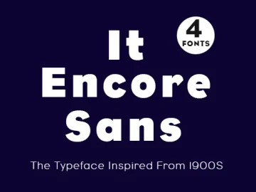 IT Encore Sans Typeface – Fonte Grátis IT Encore Sans Typeface