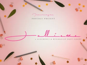Jullianne Script Font – Fonte Grátis Jullianne Script Font