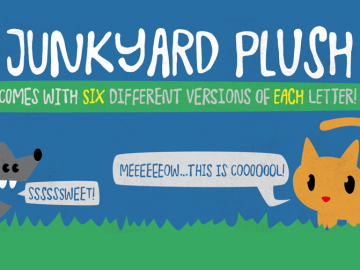 Junkyard Plush Font