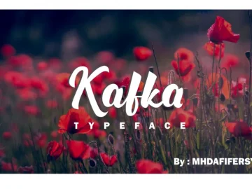 Kafka Script Font