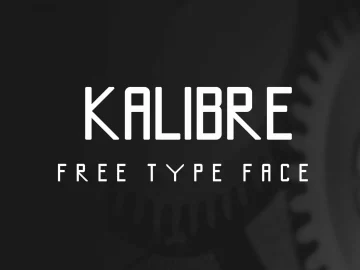 Kalibre – Free Type Face – Fonte Grátis Kalibre - Free Type Face