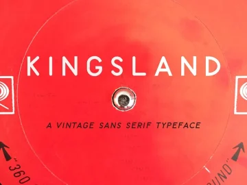 Kingsland Typeface – Fonte Grátis Kingsland Typeface