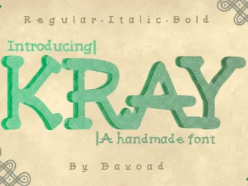 Kray Typeface