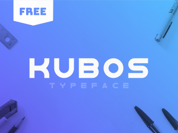 Kubos Display Typeface