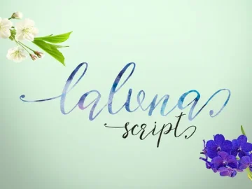 Laluna Script Font