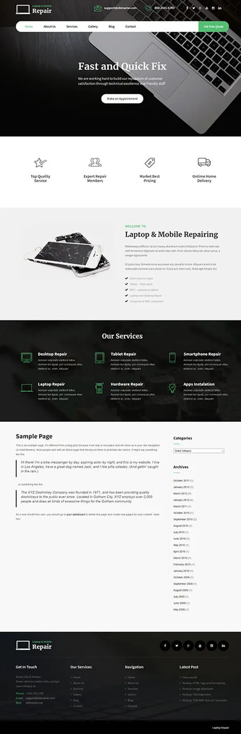 Laptop Repair - Free Computer Store