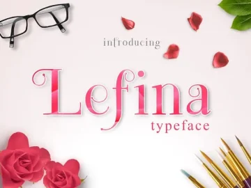 Lefina Typeface