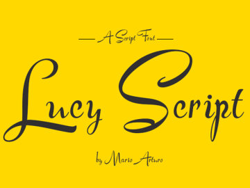 Lucy Script Font