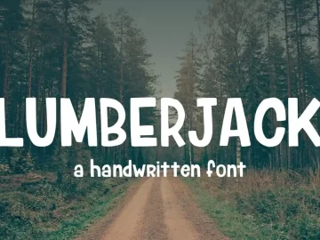 Lumberjack Typeface – Fonte Grátis Lumberjack Typeface