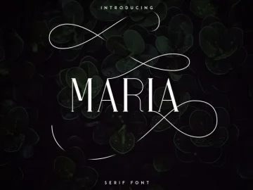 Maria Serif Font