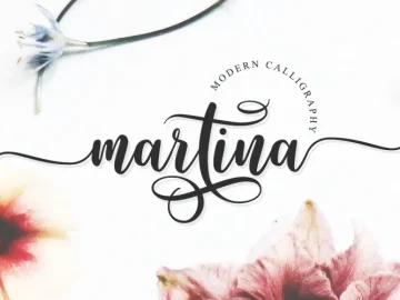 Martina Calligraphy Font