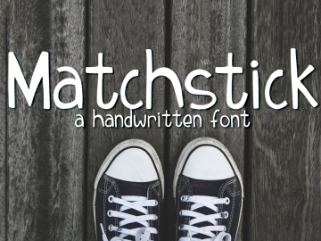 Matchstick Typeface – Fonte Grátis Matchstick Typeface