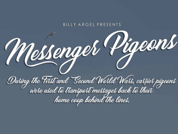 Messenger Pigeons Font