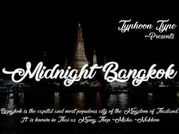 Midnight Bangkok Font