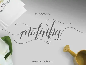 Molinha Script Font