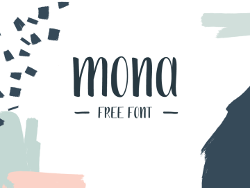 Mona Handdrawn Font