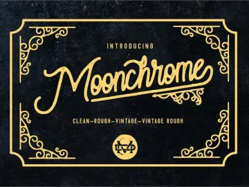 Moonchrome Typeface – Fonte Grátis Moonchrome Typeface