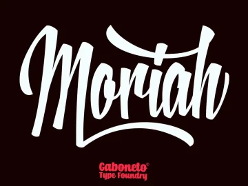 Moriah Script Font