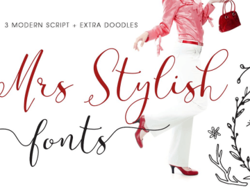 Mrs Stylish Script Font
