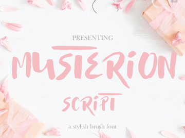 Musterion Brush Font