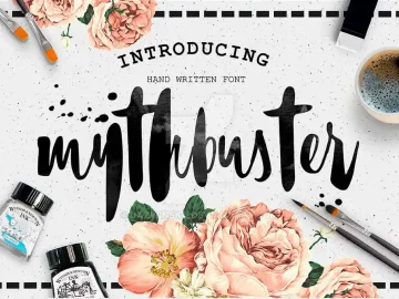 Mythbuster Script Font