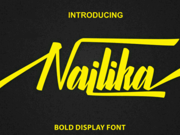 Nailika Script Font