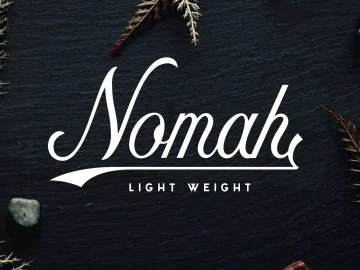 Nomah Light Script Font