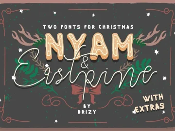 NYAM & Eastpine + Extras – Fonte Grátis NYAM & Eastpine + Extras