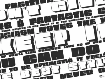 OBESUM CAPS Typeface