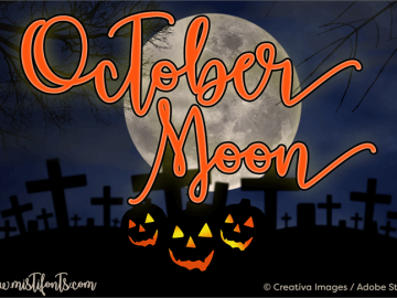 October Moon Font