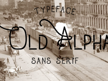 Old Alpha Typeface