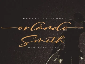 Orlando Smith Script Font – Fonte Grátis Orlando Smith Script Font