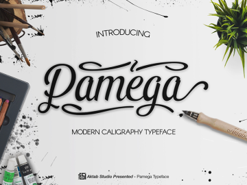 Pamega Script Font