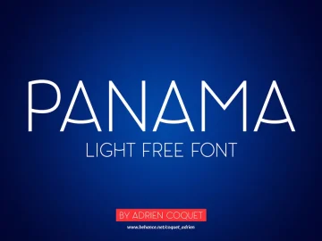 Panama Font – Fonte Grátis Panama Font
