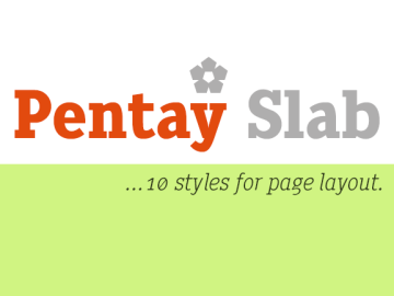 Pentay Slab Book Font
